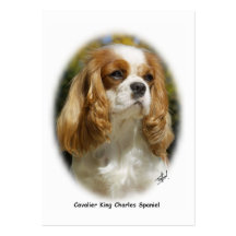 Cavalier King Charles Spaniel Business Card Template