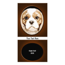 CAVALIER KING CHARLES SPANIEL CUSTOMISED PHOTO CARD