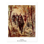 Cavalry By Giovanni Fattori Post Card