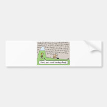 caveman cave painting novel bumper sticker