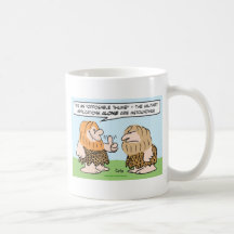 caveman opposable thumb military applications coffee mugs