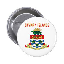 Cayman Islands Coat Of Arms Button