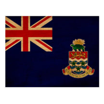 Cayman Islands Flag Postcard