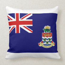 Cayman Islands Flag Throw Pillow