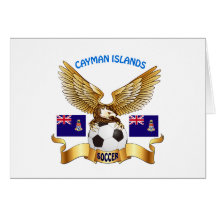 Cayman Islands Football Designs Cards