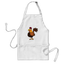 CB- Funny Rooster Apron