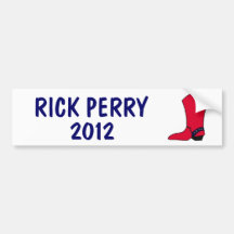CB- Rick Perry Political Bumper Stciker Bumper Stickers