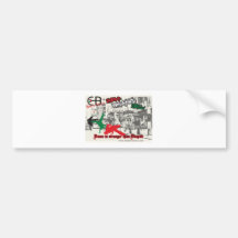 CBC Bumper Sticker artwork by Chantal Parratt