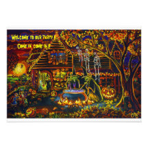 CBjork, Halloween Witch Party Invitations