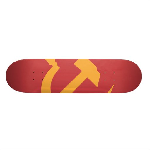 cccp ussr hammer and sickle skateboard decks