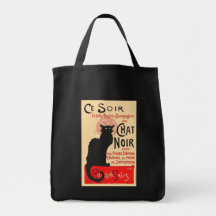 Ce Soir Le Chat Noir, Théophile Steinlen Canvas Bag