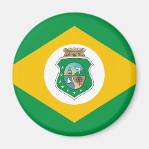 Ceara Brasil, Brazil flag Fridge Magnets