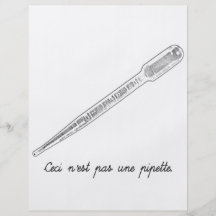 Ceci N'est Pas Une Pipette Full Colour Flyer