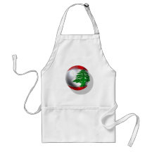 Cedars Lebanon soccer football team flag ball Apron