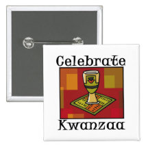 Celebrate Kwanzaa Buttons