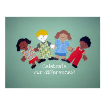 Celebrate Our Differences! Postcard