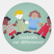 Celebrate Our Differences! Sticker