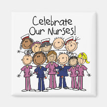 Celebrate Our Nurses Fridge Magnet