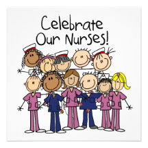 Celebrate Our Nurses Personalized Invitations