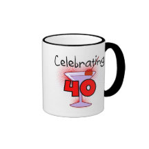 Celebrating 40 Tshirts and Gifts Coffee Mug