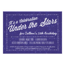 Celebration Under the Stars Invitation