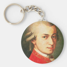 celebrities  wolfgang amadeus mozart 2 keychain