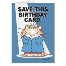 CELEBRITY CAT Birthday Cards
