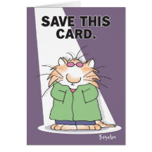 CELEBRITY CAT GREETING CARDS