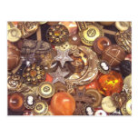 Celestial Amber Buttons Postcards