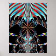 Celestial Asian Worrier Poster