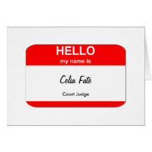 Celia Fate, Court Judge Card