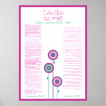 Celia Gabi Torah Portion Poster