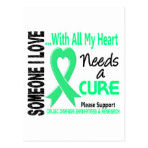 Celiac Disease Needs A Cure 3 Post Cards