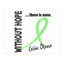 Celiac Disease Without Hope 1 Post Card