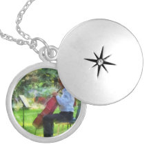 Cellist in the Garden Pendant