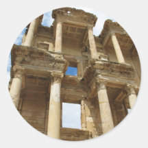 Celsius Library - Ephesus Round Sticker