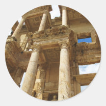 Celsius Library, famous  Roman building - Ephesus Sticker