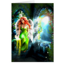 Celtic Angel Protection Card