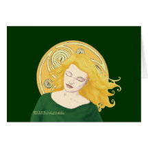 Celtic Card, Grania & Spiral Design