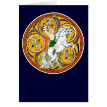Celtic Card, Warrior Lugh Design