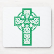 Celtic cross v4 mouse pad