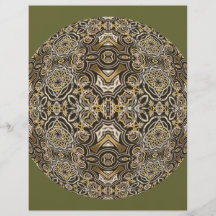 Celtic Dragon Delight Kaleidoscope Mandala Personalized Flyer