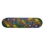 Celtic Hound and Bird Design Skateboards
