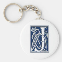 Celtic J Monogram Keychains