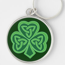 Celtic Knot Shamrock Key Chains