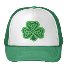 Celtic Knot Shamrock Mesh Hat