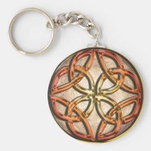 Celtic Knotwork Enamel Key Chain