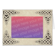 Celtic Lace Frame card
