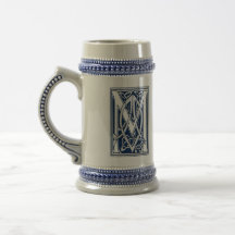 Celtic M Monogram Mugs