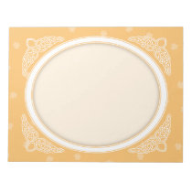 Celtic Mist Notepad - Peach notepads
